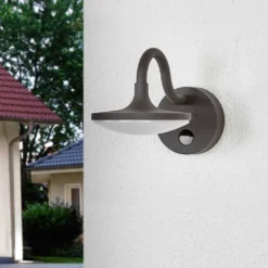 Finny Buiten Wandlamp Dark Grey/White - Lucande - Koop Online -Lucande 42510965209102