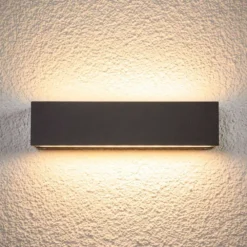 Tilde Buiten Wandlamp IP65 Graphite - Lucande - Koop Online -Lucande 42510965210852 2