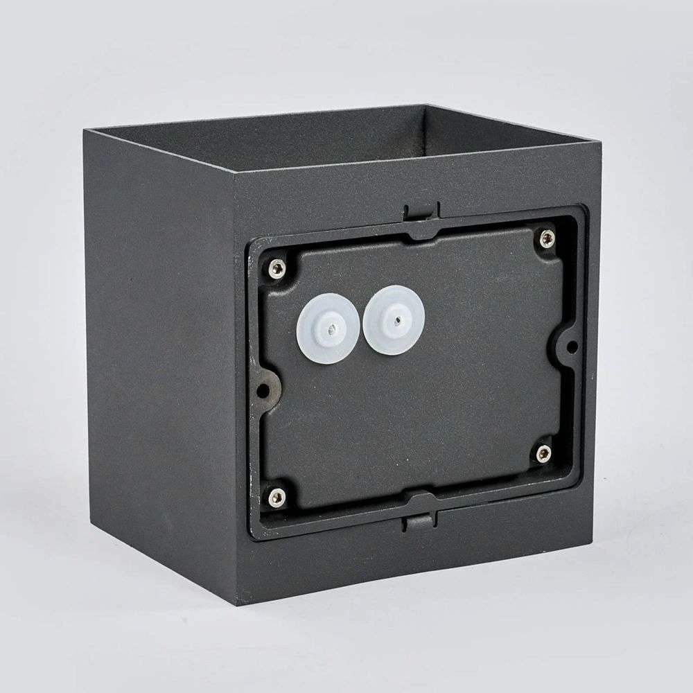 Evie Buiten Wandlamp Dark Grey/Clear - Lucande - Koop Online 6 Evie Buiten Wandlamp Dark Grey/Clear - Lucande - Koop Online - Afbeelding 4