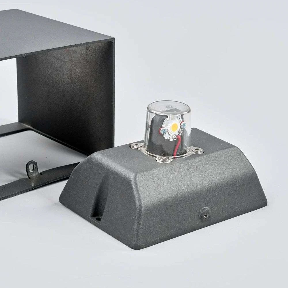 Evie Buiten Wandlamp Dark Grey/Clear - Lucande - Koop Online 7 Evie Buiten Wandlamp Dark Grey/Clear - Lucande - Koop Online - Afbeelding 5