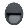 Loya Round Buiten Inbouw Wandverlichting Dark Grey - Lucande - Koop Online