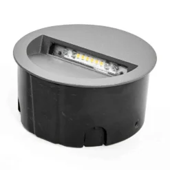 Loya Round Buiten Inbouw Wandverlichting Dark Grey - Lucande - Koop Online -Lucande 42510965260665
