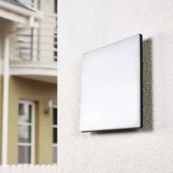 Henni Buiten Plafondlamp Dark Grey/White - Lucande - Koop Online -Lucande 42510965277804