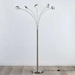 Catriona Vloerlamp Nickel - Lucande - Koop Online 10 Catriona Vloerlamp Nickel - Lucande - Koop Online -Lucande 42510965300563