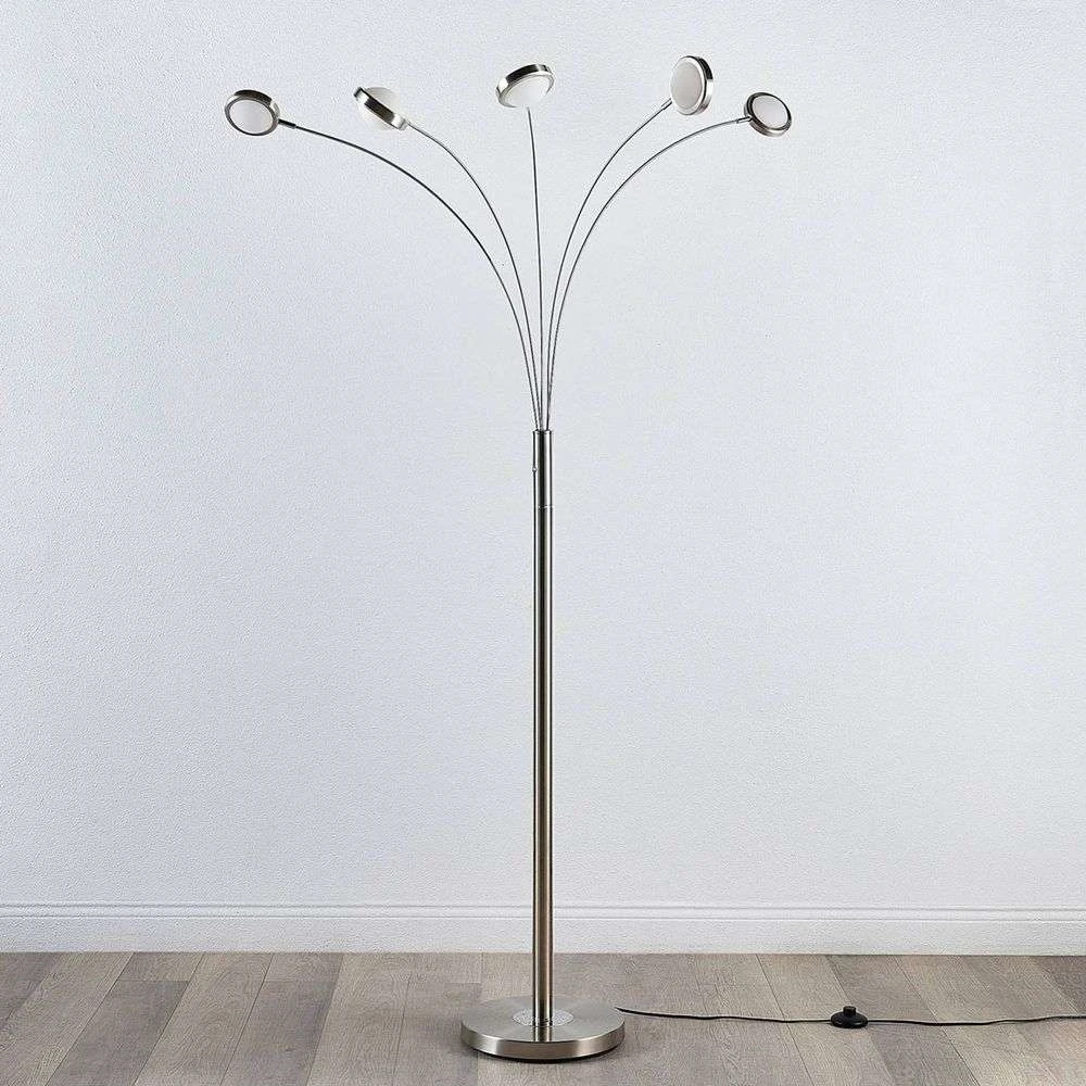 Catriona Vloerlamp Nickel - Lucande - Koop Online 5 Catriona Vloerlamp Nickel - Lucande - Koop Online - Afbeelding 3