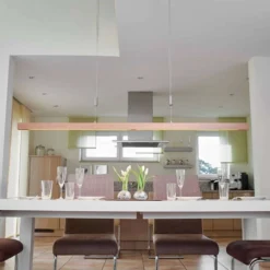 Nora Hanglamp Oak/Nickel - Lucande - Koop Online -Lucande 42510965318313