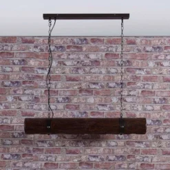 Legno Hanglamp Black/Dark Wood - Lucande - Koop Online -Lucande 42510965326233