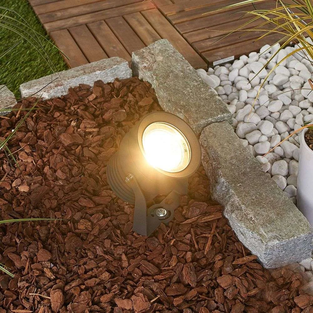 Irina Spike Buiten Spot IP65 Dark Grey - Lucande - Koop Online 4 Irina Spike Buiten Spot IP65 Dark Grey - Lucande - Koop Online - Afbeelding 2