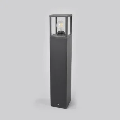 Klemens Short Buiten Tuinlampe IP54 Graphite - Lucande - Koop Online -Lucande 42510965387933