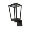 Chaja Buiten Wandlamp Dark Grey/Clear - Lucande - Koop Online -Lucande 42510965389391