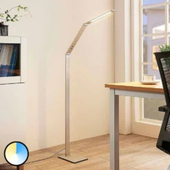 Nicano Vloerlamp Alu - Lucande - Koop Online -Lucande 42510965419915