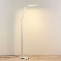 Nicano Vloerlamp Alu - Lucande - Koop Online -Lucande 42510965419916