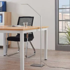 Resi Vloerlamp Alu - Lucande - Koop Online -Lucande 42510965420352