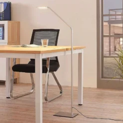 Resi Vloerlamp Alu - Lucande - Koop Online -Lucande 42510965420355