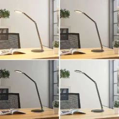 Mion Tafellamp Blue Grey - Lucande - Koop Online -Lucande 42510965420593