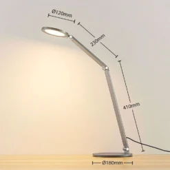 Mion Tafellamp Blue Grey - Lucande - Koop Online -Lucande 42510965420594