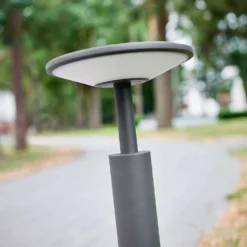 Fenia Buiten Tuinlamp H60 Anthracite/Opal - Lucande - Koop Online -Lucande 42510965479795