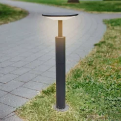Fenia Buiten Tuinlamp H60 Anthracite/Opal - Lucande - Koop Online -Lucande 42510965479796