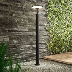 Fenia Buiten Tuinlamp H100 Anthracite/Opal - Lucande - Koop Online -Lucande 42510965479862