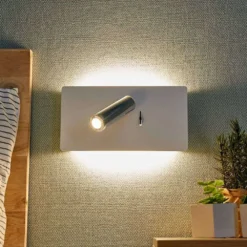 Elske Wandlamp White/Chrome - Lucande - Koop Online -Lucande 42510965481055