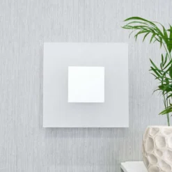 Berlind Wandlamp Opal/Silver - Lucande - Koop Online -Lucande 42510965481434