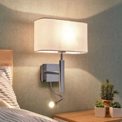 Jettka Wandlamp White/Chrome - Lucande - Koop Online -Lucande 42510965483416