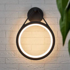 Mirco Buiten Wandlamp Graphite/White - Lucande - Koop Online -Lucande 42510965485633