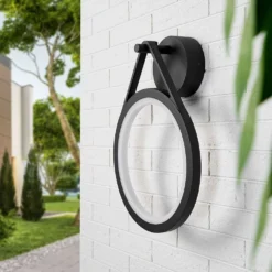 Mirco Buiten Wandlamp Graphite/White - Lucande - Koop Online -Lucande 42510965485636