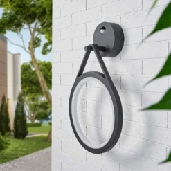 Mirco Buiten Wandlamp W/Sensor Graphite/White - Lucande - Koop Online 12 Mirco Buiten Wandlamp W/Sensor Graphite/White - Lucande - Koop Online -Lucande 42510965485705