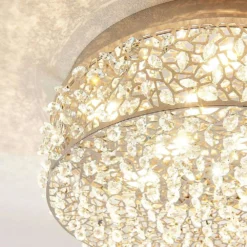 Felias Plafondlamp Chrome/Clear - Lucande - Koop Online -Lucande 42510965487094