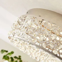 Felias Plafondlamp Chrome/Clear - Lucande - Koop Online -Lucande 42510965487095