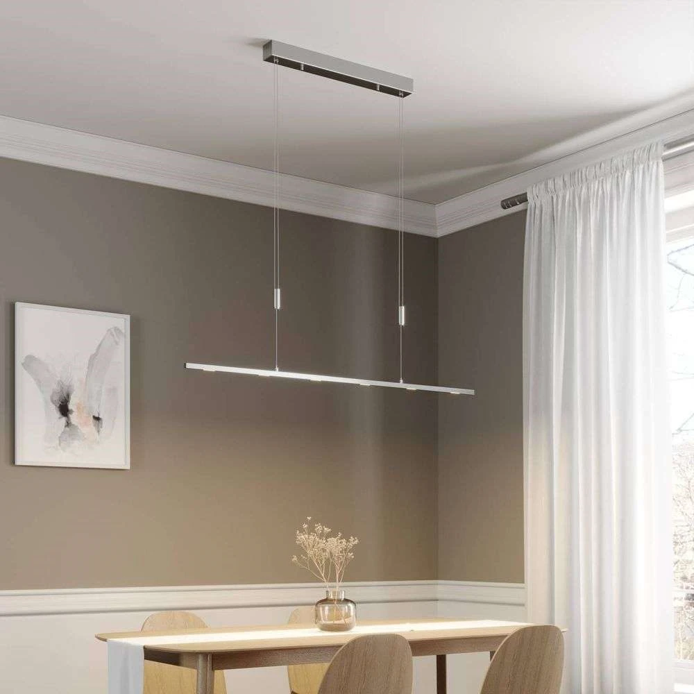 Arnik Hanglamp L120 Nickel - Lucande - Koop Online 4 Arnik Hanglamp L120 Nickel - Lucande - Koop Online - Afbeelding 2