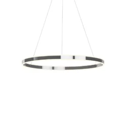 Lyani Hanglamp Ø80 Chrome/White - Lucande - Koop Online