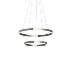 Lyani 2 Hanglamp Ø60 Chrome/White - Lucande - Koop Online