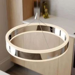 Lyani Hanglamp L85 Chrome/White - Lucande - Koop Online -Lucande 42510965502833