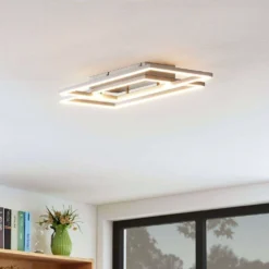 Quadra Plafondlamp Dim. S Steel/White - Lucande - Koop Online -Lucande 42510965509483