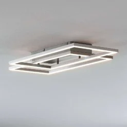 Quadra Plafondlamp Dim. S Steel/White - Lucande - Koop Online -Lucande 42510965509485