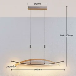 Marija Hanglamp L90 Gold/Silver - Lucande - Koop Online -Lucande 42510965526454