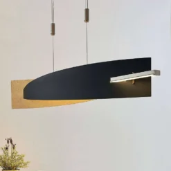 Marija Hanglamp L100 Black/Gold - Lucande - Koop Online -Lucande 42510965537035