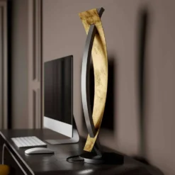 Marija Tafellamp Black/Gold - Lucande - Koop Online -Lucande 42510965537103