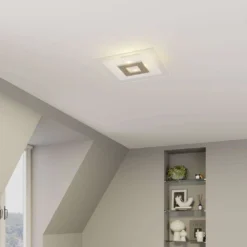 Tian Plafondlamp 39x39 Alu/Clear - Lucande - Koop Online -Lucande 42510965543112