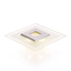 Tian Plafondlamp 25x25 Alu/Clear - Lucande - Koop Online