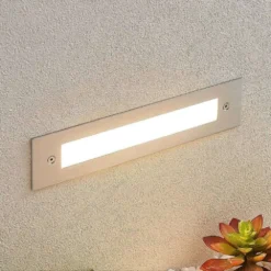 Roni Long Buiten Ingebouwd Wandlamp Steel - Lucande - Koop Online -Lucande 42510965557832