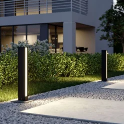 Lirka 2 Buiten Tuinlamp Dark Grey/White - Lucande - Koop Online -Lucande 42510965558062