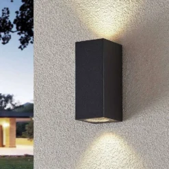 Lavina Up/Down Buiten Wandlamp Dark Grey - Lucande - Koop Online -Lucande 42510965559432