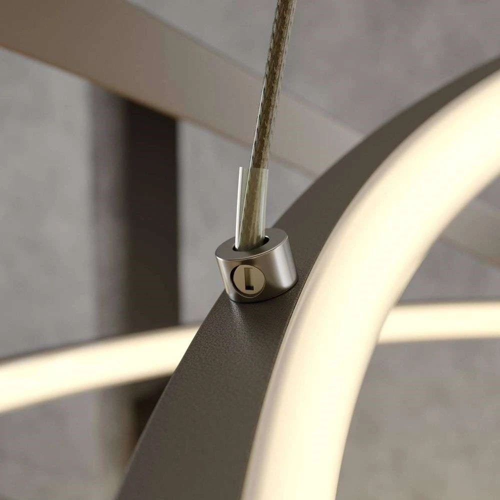 Ezana Hanglamp Nickel - Lucande - Koop Online 6 Ezana Hanglamp Nickel - Lucande - Koop Online - Afbeelding 4