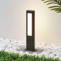 Mhairi Buiten Tuinlamp H50 Anthracite/White - Lucande - Koop Online -Lucande 42510965569196