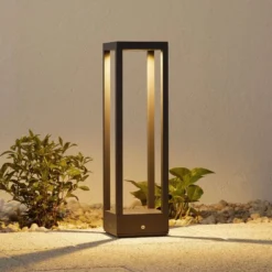 Carlota Buiten Tuinlamp H50 Dark Grey - Lucande - Koop Online -Lucande 42510965585623
