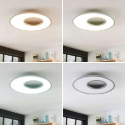 Durun Plafondlamp Ø60 White/Silver - Lucande - Koop Online 10 Durun Plafondlamp Ø60 White/Silver - Lucande - Koop Online -Lucande 42510965596203