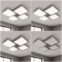 Ilira 4 Plafondlamp White/Silver - Lucande - Koop Online -Lucande 42510965615863